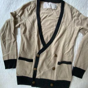 Rag & Bone Cashmere Beige & Brown Cardigan